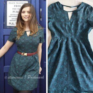 Pins and Needles Floral Cut-Out Dress ASO Clara Oswald